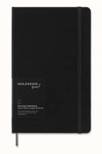 Moleskine Smart Notebook, Large, Plain, Black, Hard Cover (5 x 8.25) af Moleskine