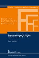 Kondensation und Expansion in Fachtexten der Technik af Peter Kastberg