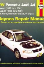 Volkswagen VW Passat (1998-2005) & Audi A4 1.8L turbo & 2.8L V6 (1996-2001) Haynes Repair Manual (USA) af Haynes Publishing