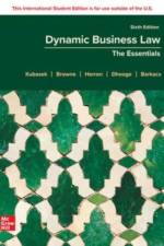 Dynamic Business Law: The Essentials ISE af Nancy Kubasek