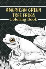 American Green Tree Frog Coloring Book af Paperland