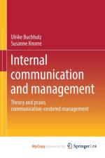 Internal communication and management af Buchholz Ulrike Buchholz