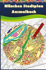 München Stadtplan Ausmalbuch af M&M Baciu