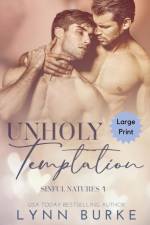 Unholy Temptation Large Print af Lynn Burke
