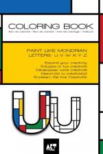 Coloring Book - Alphabet Mondrian Style af Art-Visual