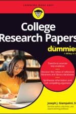 College Research Papers For Dummies af Joe Giampalmi