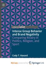 Intense Group Behavior and Brand Negativity af Havard Cody T. Havard