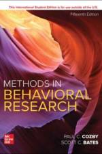 Methods in Behavioral Research ISE af Paul Cozby