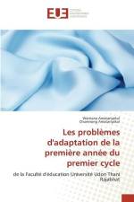 Les problèmes d'adaptation de la première année du premier cycle af Wantana Amatariyakul