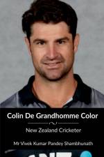 Colin De Grandhomme Color af Vivek Kumar Pandey