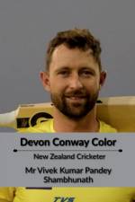 Devon Conway Color af Vivek Kumar Pandey