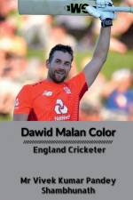 Dawid Malan Color af Vivek Kumar Pandey