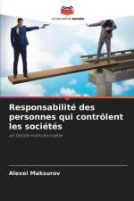 Responsabilité des personnes qui contrôlent les sociétés af Alexei Maksurov