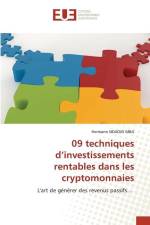 09 techniques d¿investissements rentables dans les cryptomonnaies af Hermann Ndadjo Mba