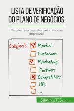Lista de verificação do plano de negócios af Antoine Delers