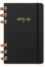 Moleskine 12 Monats Studienplaner Mit Spiralbindung 2023/2024, Large/A5, Wochen-Monatskalender, Fester Einband, Schwarz