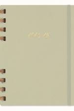 Moleskine 12 Monats Studienplaner Mit Spiralbindung 2023/2024 Xl, Wochen-Monatskalender, Hard Cover, Crush Kiwi