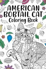 American Bobtail Cat Coloring Book af Paperland