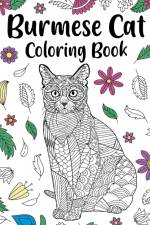 Burmese Cat Coloring Book af Paperland