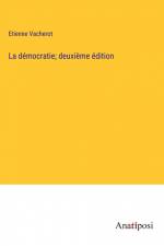 La démocratie; deuxième édition af Etienne Vacherot
