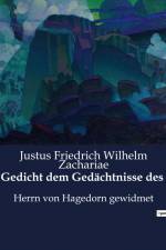 Gedicht dem Gedächtnisse des af Justus Friedrich Wilhelm Zachariae