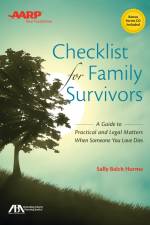 ABA/AARP CHECKLIST FOR FAMILY af Sally Balch Hurme