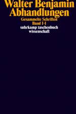 Gesammelte Schriften af Walter Benjamin