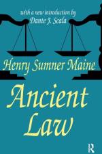 Ancient Law af Sir Henry Sumner Maine