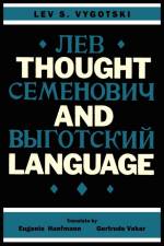 Thought and Language af Lev S. Vygotski