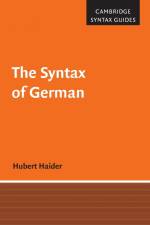 The Syntax of German af Hubert Haider