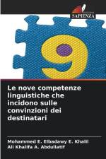 Le nove competenze linguistiche che incidono sulle convinzioni dei destinatari af Mohammed E. Elbadawy E. Khalil