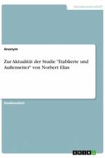 Zur Aktualität der Studie 