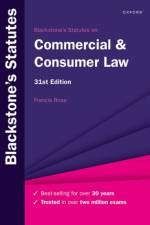 Blackstone's Statutes on Commercial & Consumer Law af Francis (Senior Research Fellow Rose