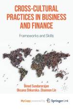 Cross-Cultural Practices in Business and Finance af Sundararajan Binod Sundararajan