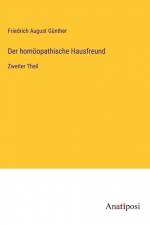 Der homöopathische Hausfreund af Friedrich August Gunther