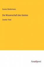 Die Wissenschaft des Geistes af Gustav Biedermann