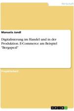 Digitalisierung im Handel und in der Produktion. E-Commerce am Beispiel 