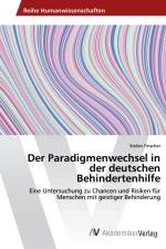 Der Paradigmenwechsel in der deutschen Behindertenhilfe af Stefan Finscher