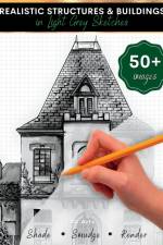 Realistic Structures & Buildings in Light Grey Sketches af Dc Arts