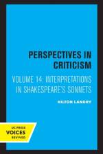 Interpretations in Shakespeare's Sonnets af Hilton Landry