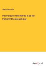Des maladies vénériennes et de leur traitement homéopathique af Simon Léon Fils