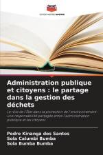 Administration publique et citoyens : le partage dans la gestion des déchets af Pedro Kinanga Dos Santos