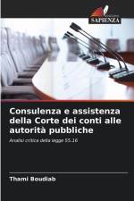 Consulenza e assistenza della Corte dei conti alle autorità pubbliche af Thami Boudiab