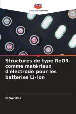 Structures de type ReO3- comme matériaux d'électrode pour les batteries Li-ion af D. Saritha
