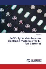 ReO3- type structures as electrode materials for Li-ion batteries af D. Saritha