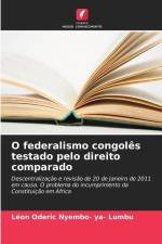 O federalismo congolês testado pelo direito comparado af Léon Oderic Nyembo- Ya- Lumbu