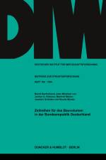 Zeitreihen für das Bauvolumen in der Bundesrepublik Deutschland. af Nicolai Mynter