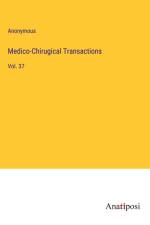Medico-Chirugical Transactions af Anonymous