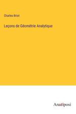 Leçons de Géométrie Analytique af Charles Briot