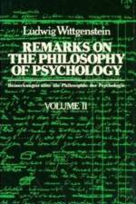 Remarks on the Philosophy of Psychology V 2 (Cloth) af Wittgenstein